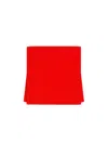 Sportmax Strapless Flared Crop Top With Leather Straps In Red