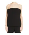 Sportmax Viscose Crop Top In Black