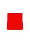 Sportmax Strapless Flared Crop Top With Leather Straps In Red