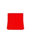 Sportmax Strapless Flared Crop Top With Leather Straps In Red