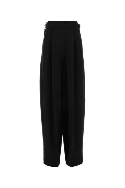 Sportmax Viscose Staglio Pant In Black