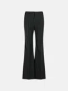 Sportmax 'visino' Black Virgin Wool Blend Pants In Black