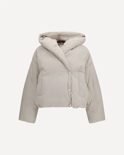 Sportmax Vodka Padded Jacket In Grey