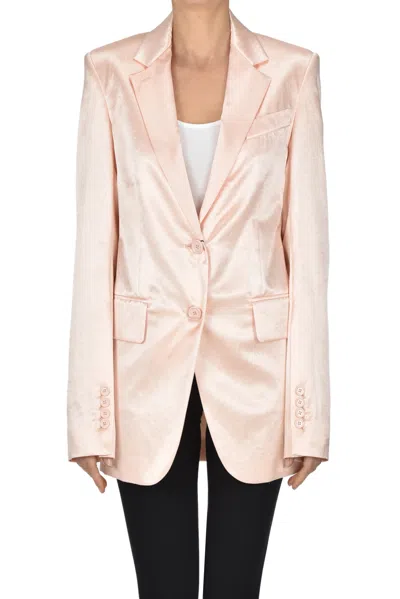 SPORTMAX VOLANTE SATIN BLAZER