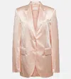 Sportmax Volante Single-breasted Jacket In Pink