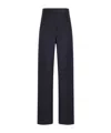 Sportmax Mid-rise Straight Leg Trousers In Black
