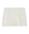 Sportmax Waistband Loop Shorts In White