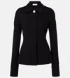 Sportmax Tailored Crepe Knitted Jacket With Flap Pockets