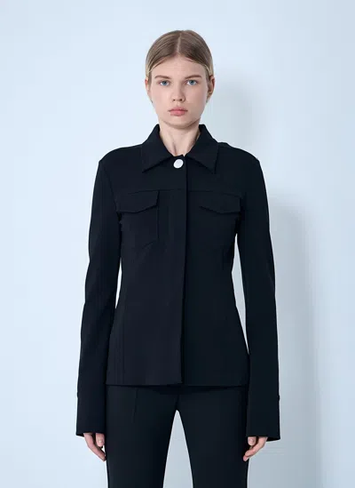 Sportmax Wells Jersey Jacket In Black