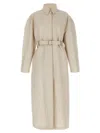 Sportmax White Antiope1234 Trench Coat