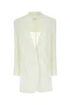 Sportmax White Cotton Blend Edmea Blazer In White