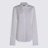 Sportmax Gemona Crêpe Long-sleeved Shirt In White