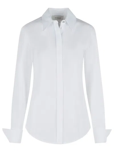 Sportmax Point-collar Shirt In White