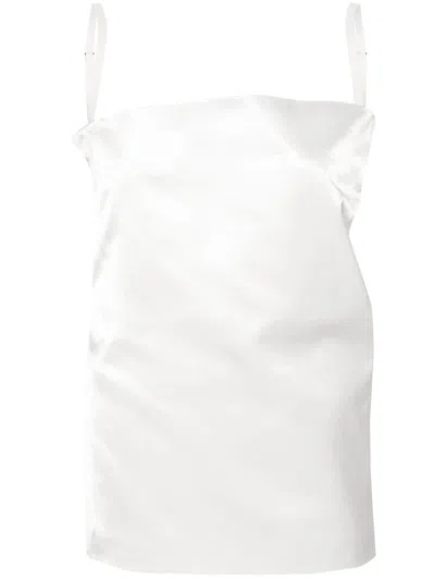 SPORTMAX WHITE COTTON TOP