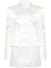 Sportmax Woman Blazer White Size 6 Acetate In White