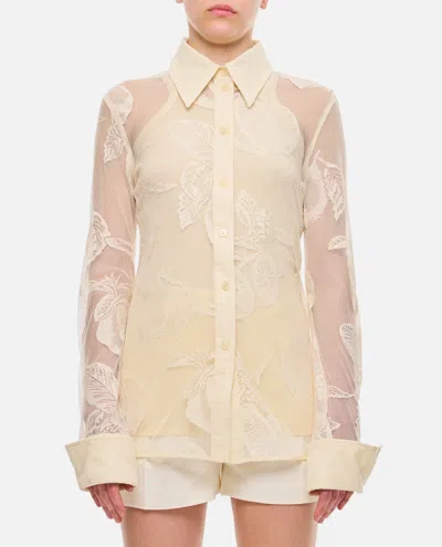 Sportmax White Lace Shirt