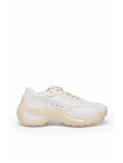 Sportmax White Leather Urta Sneakers