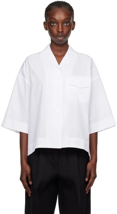 Sportmax White Parole Shirt In 1 Optical White