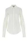 Sportmax Oste Buttoned Long-sleeved Shirt In Bianco Ottico