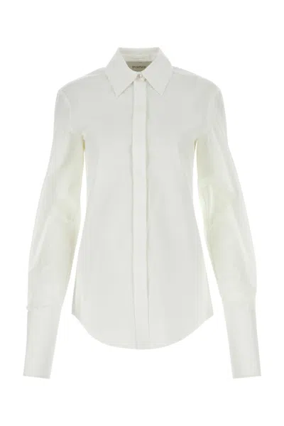 SPORTMAX WHITE POPLIN OSTE SHIRT