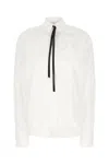 SPORTMAX WHITE POPLIN SHIRT