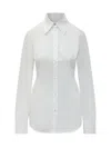 Sportmax White Slim Solid Shirt In White
