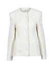 Sportmax White Structured Jacket In White