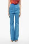 Sportmax Wide-leg Augusta Pants In Blue