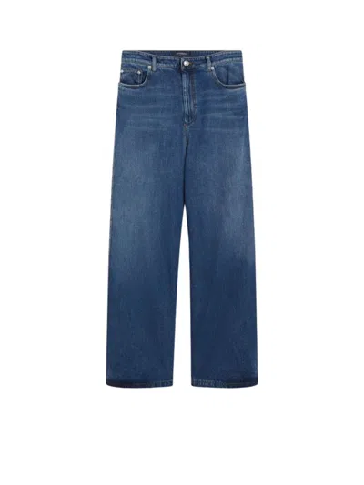 SPORTMAX SPORTMAX WIDE-LEG JEANS - MIDNIGHT BLUE