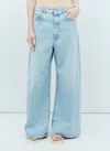 Sportmax Angri Low-rise Wide-leg Jeans In Blue