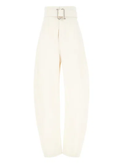 Sportmax Wide-leg Jeans In White