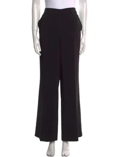 Pre-owned Sportmax Wide Leg Pants In Black