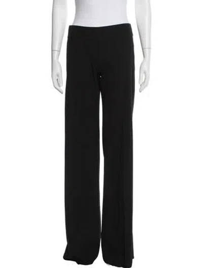 Pre-owned Sportmax Wide Leg Pants In Black