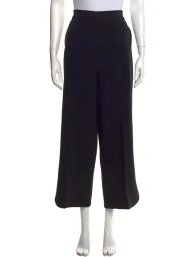 Pre-owned Sportmax Wide Leg Pants In Black