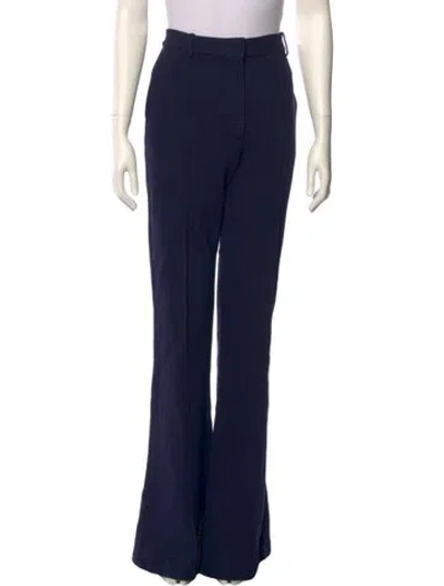 Pre-owned Sportmax Wide Leg Pants In Blue