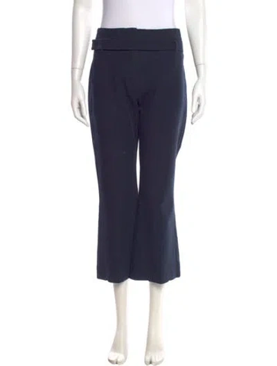 Pre-owned Sportmax Wide Leg Pants In Blue