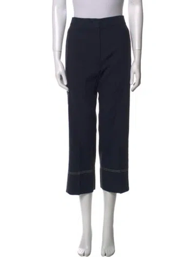 Pre-owned Sportmax Wide Leg Pants In Blue