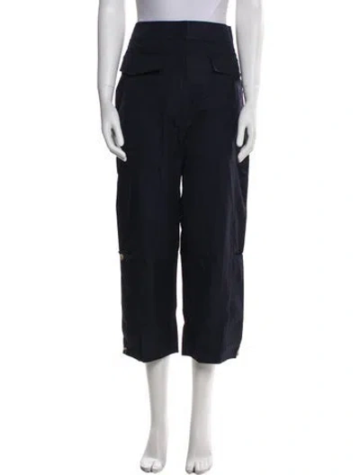 Pre-owned Sportmax Wide Leg Pants In Blue