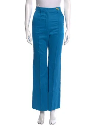 Pre-owned Sportmax Wide Leg Pants In Blue