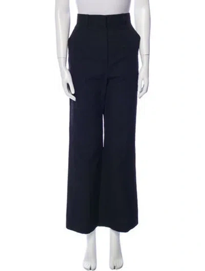 Pre-owned Sportmax Wide Leg Pants In Blue