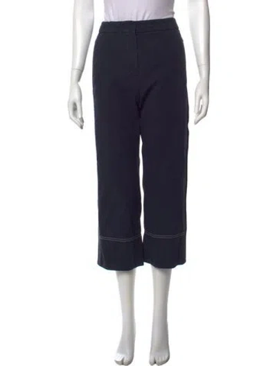 Pre-owned Sportmax Wide Leg Pants In Blue
