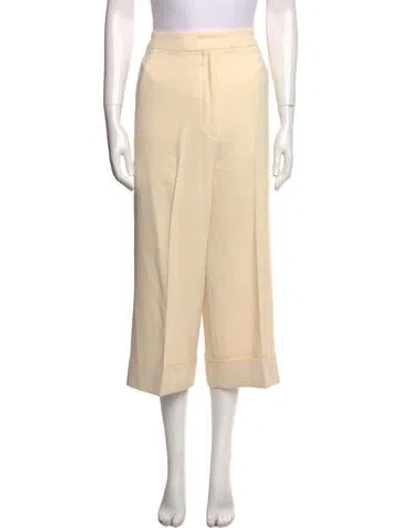 Pre-owned Sportmax Wide Leg Pants In Neutral