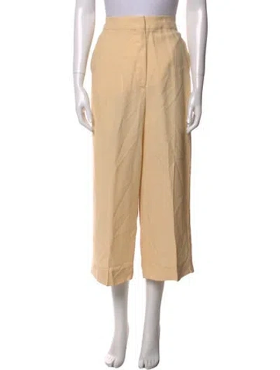 Pre-owned Sportmax Wide Leg Pants In Neutral