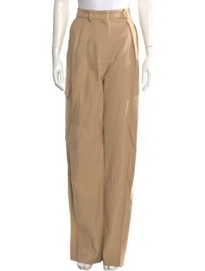 Pre-owned Sportmax Wide Leg Pants In Neutral