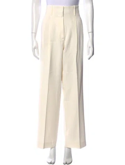 Pre-owned Sportmax Wide Leg Pants In Neutral