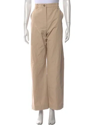 Pre-owned Sportmax Wide Leg Pants In Neutral