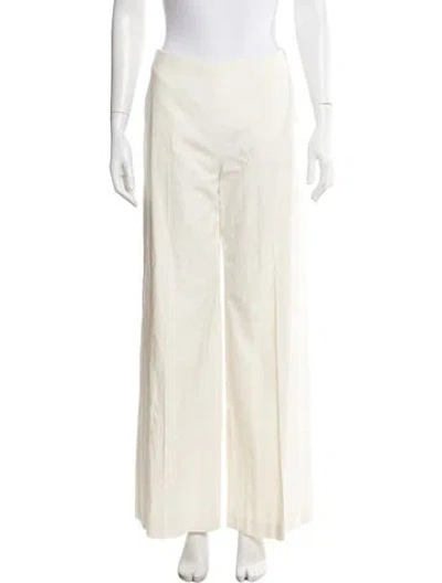 Pre-owned Sportmax Wide Leg Pants In Neutral