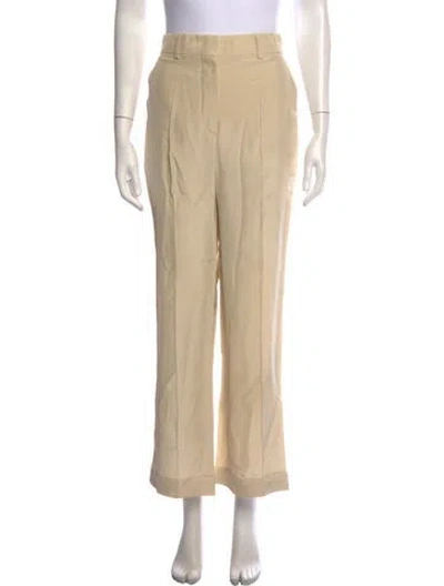 Pre-owned Sportmax Wide Leg Pants In Neutrals
