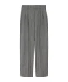 Sportmax Tailored Gabardine Twill In Gray