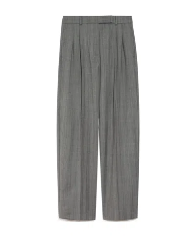 SPORTMAX SPORTMAX STRIPE DETAILED WIDE LEG TROUSERS